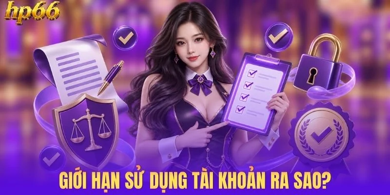 Phạm vi sử dụng tài khoản được giới hạn thế nào?